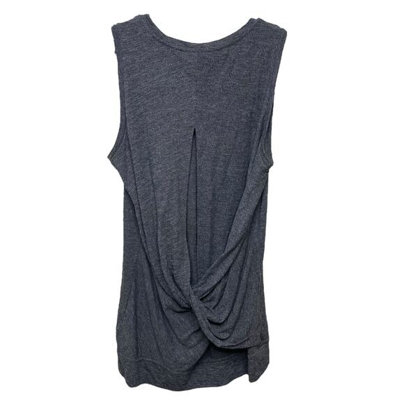 Athleta Siro Twist Back Tank Top Heathered Gray Women’s Sleeveless Size Small - Picture 6 of 11